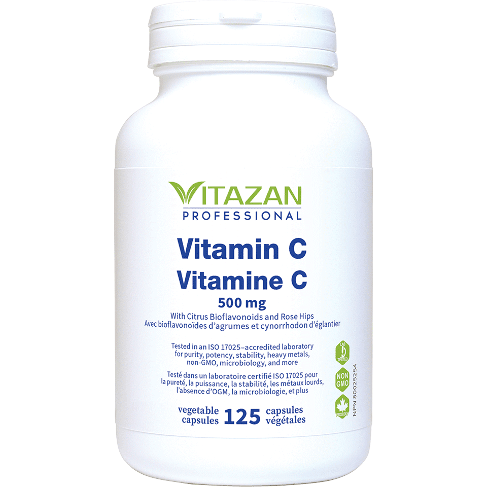 Vitamin C (500 mg · With Citrus Bioflavonoids and Rose Hips) Image