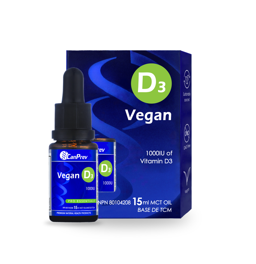 D3 Gouttes 1000IU - Vegan