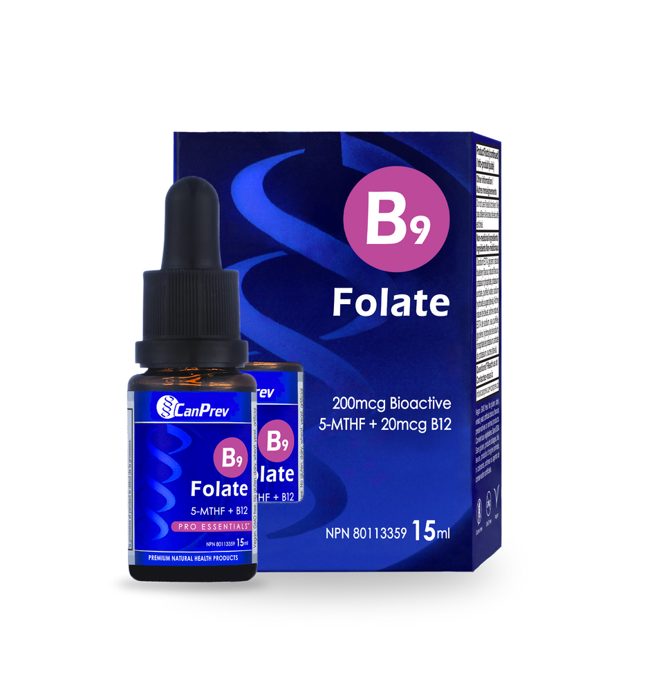 B9 Folate 200mcg gouttes - Bleuet