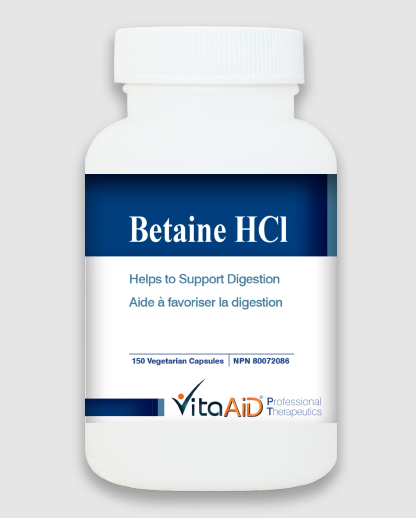 Betaine HCL (Aide digestive pour l'hypochlorhydrie) Image