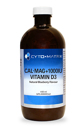Cal Mag + 1000IU Vitamin D3 - Liquid - Blueberry Image