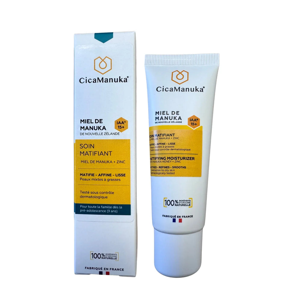 Soin matifiant au miel de Manuka
